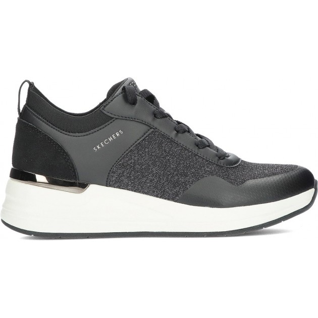 Baskets femme SKECHERS milliard2 BLACK Baskets femme SKECHERS milliard2 BLACK