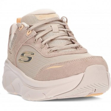 SKECHERS baskets femme marcheur 150108 TAUPE_ORANGE