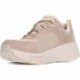 SKECHERS baskets femme marcheur 150108 TAUPE_ORANGE