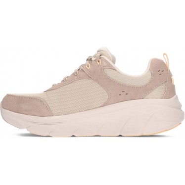 SKECHERS baskets femme marcheur 150108 TAUPE_ORANGE