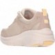 SKECHERS baskets femme marcheur 150108 TAUPE_ORANGE