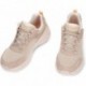 SKECHERS baskets femme marcheur 150108 TAUPE_ORANGE