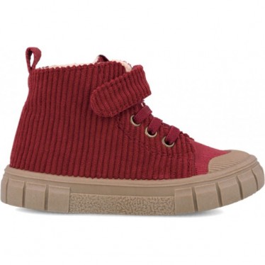 Bottines fille Garvalín 241321G Velours côtelé GRANATE