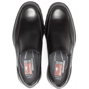 FLUCHOS 9144 CRONO SALVATE MOCCASIN HOMME NEGRO