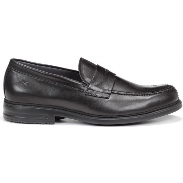 FLUCHOS 8721 SIMON MOCASSIN NATUREL HOMME NEGRO