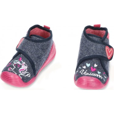 Chaussons fille BIOMECANICS 241151 feutre AZUL_MARINO