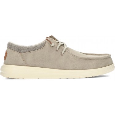 DUDE 43352 paul mocassins classiques pour hommes TAUPE_GREY