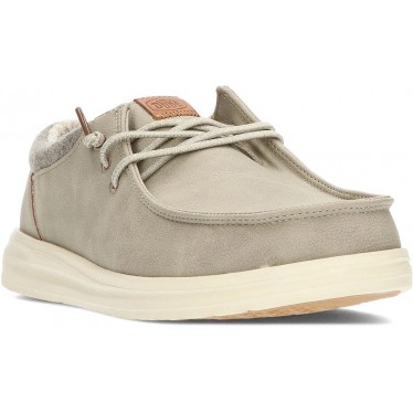 DUDE 43352 paul mocassins classiques pour hommes TAUPE_GREY