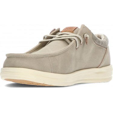 DUDE 43352 paul mocassins classiques pour hommes TAUPE_GREY