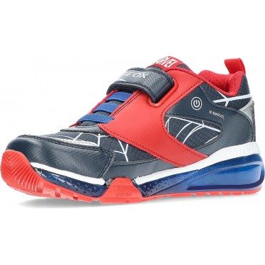 BASKETS GEOX SPIDERMAN J36FED RED