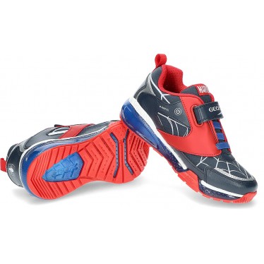 BASKETS GEOX SPIDERMAN J36FED RED