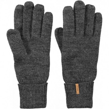 GANTS EN TRICOT FIN BARTS 00612 GREY