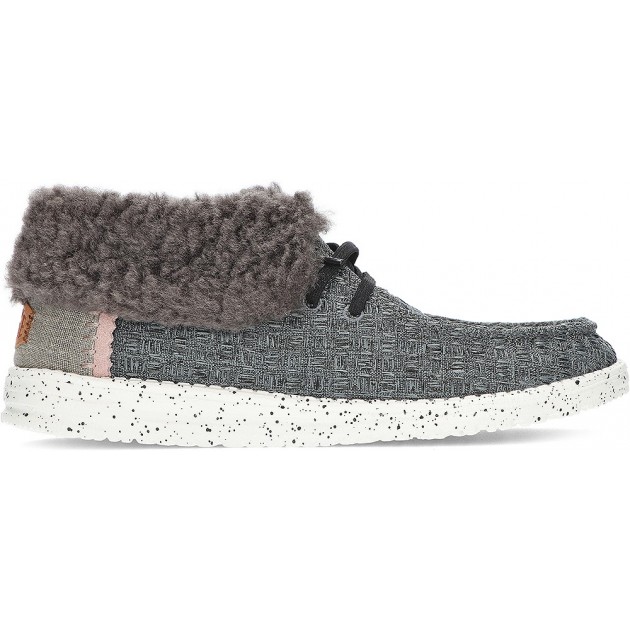 BOTTES CONFORTABLES DUDE WENDY FOLD STITCH BLACK BOTTES CONFORTABLES DUDE WENDY FOLD STITCH BLACK
