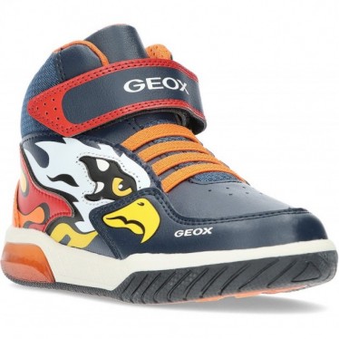 BOTTES AIGLE GEOX J369CB NAVY_ORANGE