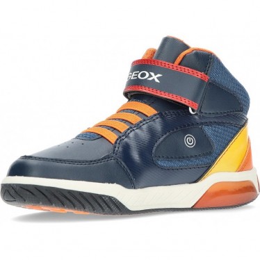 BOTTES AIGLE GEOX J369CB NAVY_ORANGE