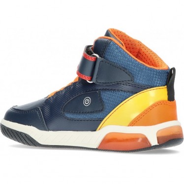 BOTTES AIGLE GEOX J369CB NAVY_ORANGE