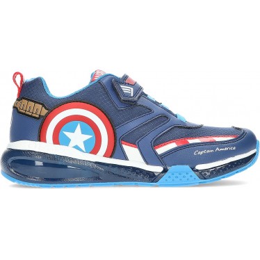 SPORTS GEOX CAPITAN AMERICA J36FEC NAVY_RED