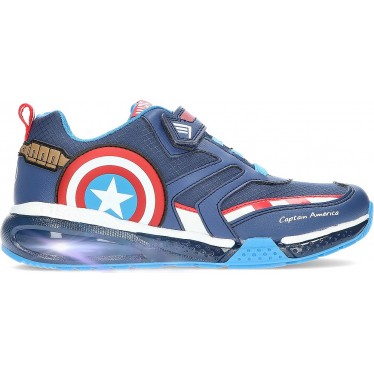 SPORTS GEOX CAPITAN AMERICA J36FEC NAVY_RED