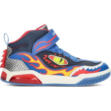 BOTTINES GEOX J. INEK LUMINEUX DRAGON J369CD ROYAL_RED