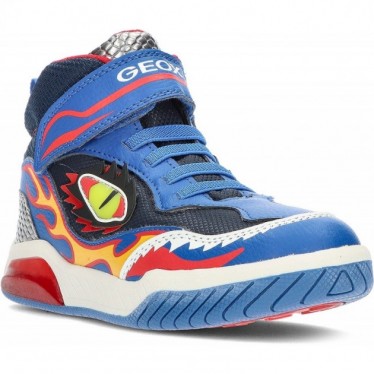 BOTTINES GEOX J. INEK LUMINEUX DRAGON J369CD ROYAL_RED