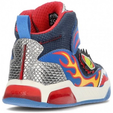 BOTTINES GEOX J. INEK LUMINEUX DRAGON J369CD ROYAL_RED