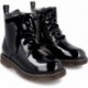 BOTTES EN CUIR VERNI GARVALIN 231565-A VÉGÉTALIEN BLACK