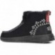 BOTTES EN FAUSSE SHEARLING DUDE DENNY 40208 BLACK
