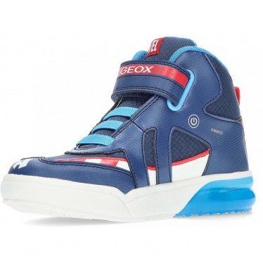 BOTTINES GEOX CAPTAIN AMERICA J369YC NAVY_RED