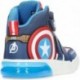 BOTTINES GEOX CAPTAIN AMERICA J369YC NAVY_RED