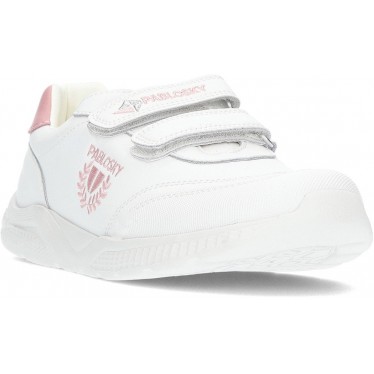 Chaussure d'école fille Pablosky 203907 BLANCO