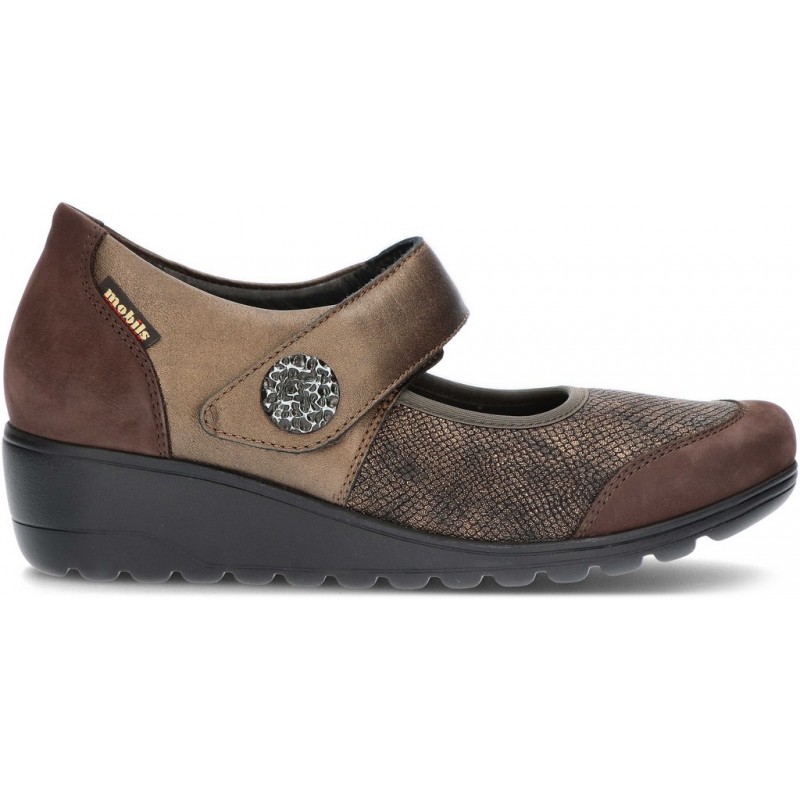 MÉPHISTO BATHILDA MANOLETINS DARK_BROWN