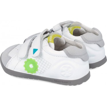 Chaussures de sport garçon Biomécanique 241161 Respectueux BLANCO
