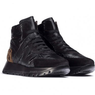 Bottines de sport pour femmes Wonders A-2471 Angleterre NEGRO
