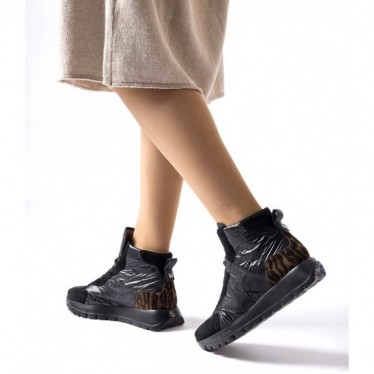 Bottines de sport pour femmes Wonders A-2471 Angleterre NEGRO
