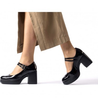 Mary Jane avec talon Wonders H-4960 Lady NEGRO