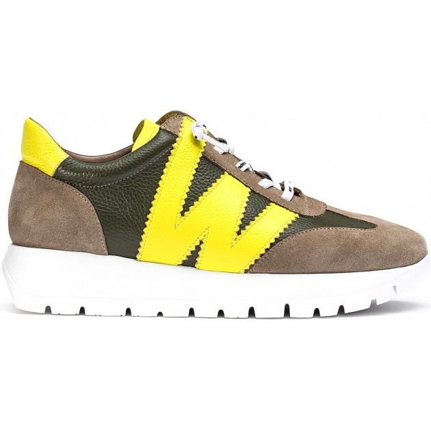 Baskets Wonders A-2476 Racer TAUPE Baskets Wonders A-2476 Racer TAUPE