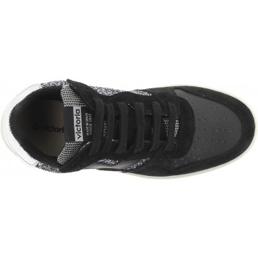 Baskets Victoria 1258261 Madrid Paillettes NEGRO