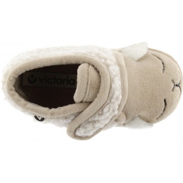 CHAUSSONS VICTORIA ENFANTS 105119 BEIGE