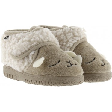 CHAUSSONS VICTORIA ENFANTS 105119 BEIGE
