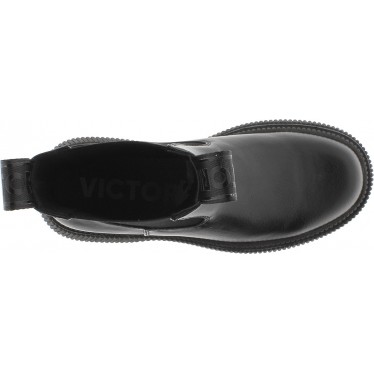 Victoria 1301104 Dublin Chelsea bottines effet cuir NEGRO