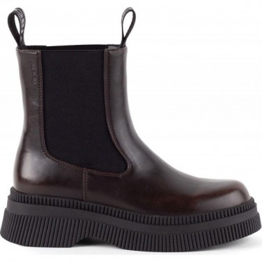 Victoria 1301104 Dublin Chelsea bottines effet cuir MARRON