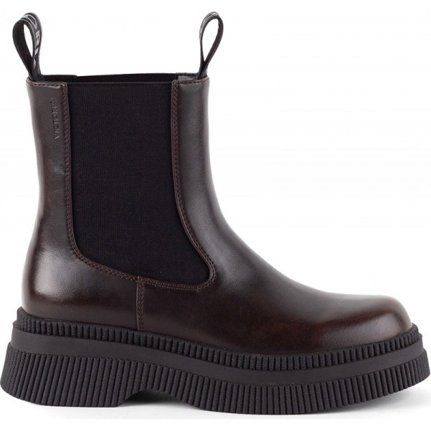 Victoria 1301104 Dublin Chelsea bottines effet cuir MARRON Victoria 1301104 Dublin Chelsea bottines effet cuir MARRON