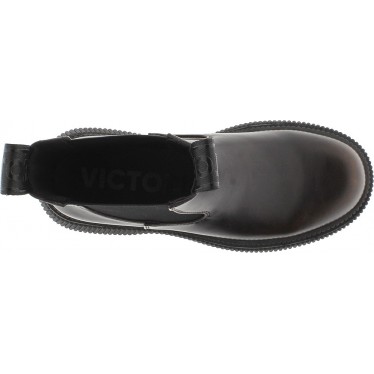 Victoria 1301104 Dublin Chelsea bottines effet cuir MARRON