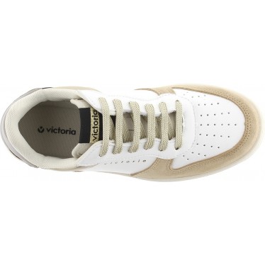 Baskets Victoria 1258256 Madrid Daim et Métal PLATINO