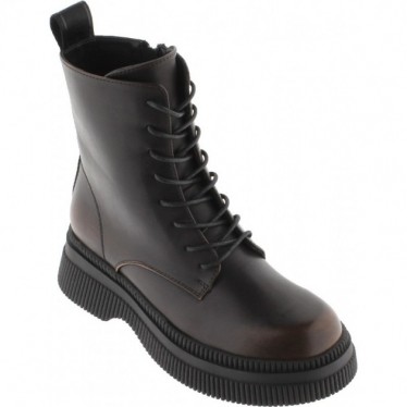 Victoria 1301103 Dublin Boots Lacets effet cuir MARRON
