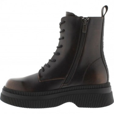 Victoria 1301103 Dublin Boots Lacets effet cuir MARRON