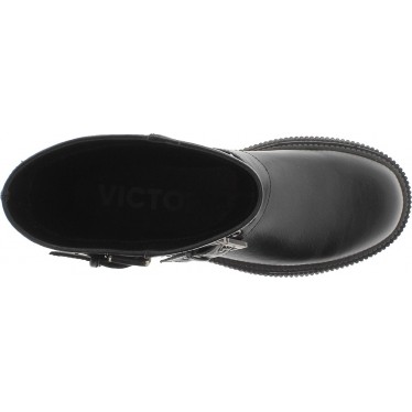 Victoria Boots 1301106 Dublin Boucles Effet Cuir NEGRO