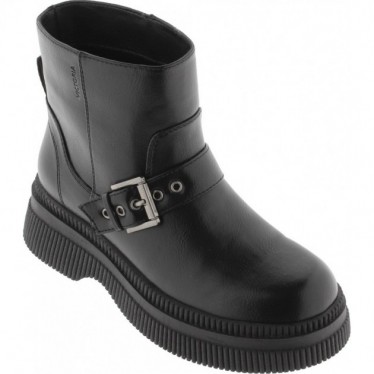 Victoria Boots 1301105 Dublin Boucle Effet Cuir NEGRO