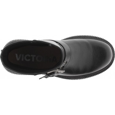 Victoria Boots 1301105 Dublin Boucle Effet Cuir NEGRO