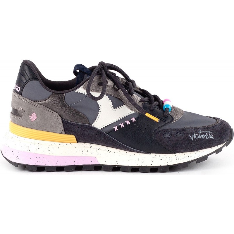 Baskets Victoria 1156109 Luna daim ANTRACITA